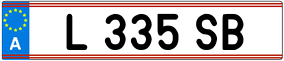 Truck License Plate